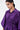 Oversized Shirt with Front Gathered Detail Amethyst - Genes Lecoanet Hemant