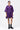 Oversized Shirt with Front Gathered Detail Amethyst - Genes Lecoanet Hemant