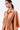 Oversized Shirt with Front Gathered Detail Salmon - Genes Lecoanet Hemant