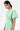 Palm Stripe A-Line Dress with Raglan Sleeves - Genes Lecoanet Hemant