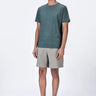 Pine Green Cotton Jersey Regular Fit T-Shirt with Cell Chain Print