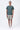 Pine Green Cotton Jersey Regular Fit T-Shirt with Cell Chain Print