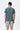 Pine Green Cotton Jersey Regular Fit T-Shirt with Cell Chain Print