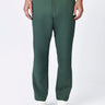 Pine Green Linen Herringbone Chinos with Bone Pocket - Genes Lecoanet Hemant
