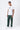 Pine Green Linen Herringbone Chinos with Bone Pocket - Genes Lecoanet Hemant