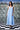 Playing Card Maxi A-Line Dress- Light Blue - Genes Online Store