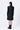 Poly Wool Shirt Dress with Embroidered Tulle