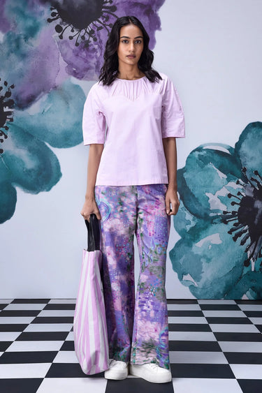 Pool of Tear Loose Fit Trouser- French Lavender - Genes Online Store