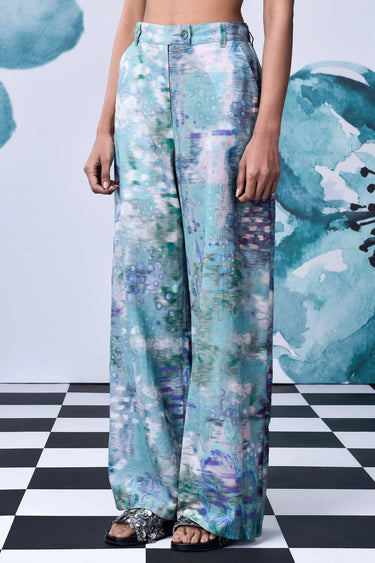 Pool of Tear Loose Trouser- Nile green - Genes Online Store