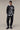 Men's Premium Black Halftone Print Scuba Sweatshirt
