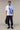 Premium Draped Print T-Shirt in White