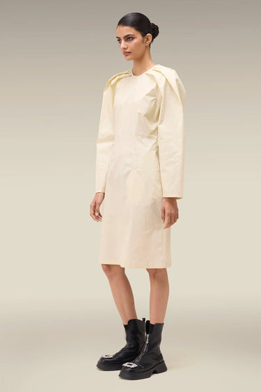 Premium Wax Paper Cotton Poplin Dress