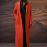 Quilt‑Textured Coquelicot Wrap Overcoat - Genes Online Store