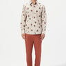 Regular Fit Button-Up Shirt in an All-Over Fish Print - Genes Lecoanet Hemant
