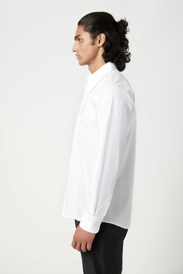 Regular Fit Button-Up Shirt with Floral Thread Embroidery - Genes Lecoanet Hemant
