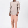 Regular Fit Button Up Shirt with Raw Edge Finish - Genes Lecoanet Hemant