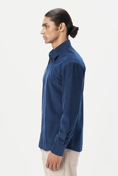 Regular Fit Button-Up Shirt with Seam Construction Detail - Genes Lecoanet Hemant