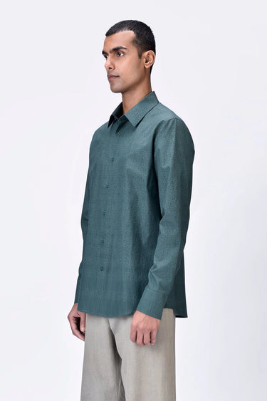 Regular Fit Button-Down Shirt with Signature Dart