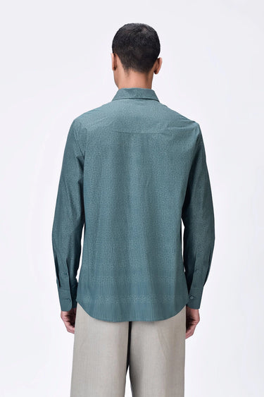 Regular Fit Button-Down Shirt with Signature Dart
