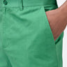 Regular Fit Cotton Light Twill Shorts with Bone Pocket