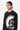 Regular Fit Full Sleeve T-Shirt with Drop Shoulder and Striking Gingko Stamp Print - Genes Lecoanet Hemant
