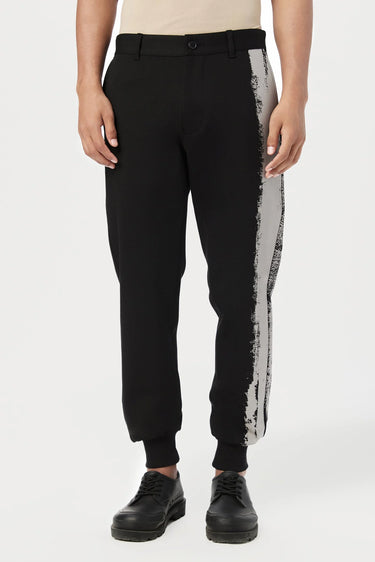 Regular Fit Jogger with Bold Large Stripes Print Placement - Genes Lecoanet Hemant