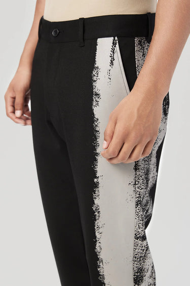 Regular Fit Jogger with Bold Large Stripes Print Placement - Genes Lecoanet Hemant