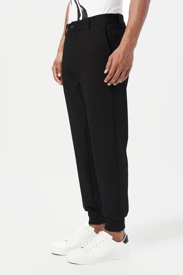 Regular Fit Joggers with Stamp Print Placement - Genes Lecoanet Hemant