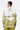 Regular Fit Light Linen Shirt with Landscape Print