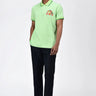 Regular Fit Men's Polo With Genes Fruit Basket Embroidery Mint Green - Genes Lecoanet Hemant