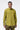 Regular Fit Men's Solid Button-Up Shirt Bright Olive - Genes Lecoanet Hemant