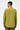 Regular Fit Men's Solid Button-Up Shirt Bright Olive - Genes Lecoanet Hemant