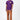 Regular Fit Men's T-Shirt With Genes Fruit Basket Embroidery-Amethyst - Genes Lecoanet Hemant