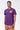 Regular Fit Men's T-Shirt With Genes Fruit Basket Embroidery-Amethyst - Genes Lecoanet Hemant
