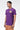 Regular Fit Men's T-Shirt With Genes Fruit Basket Embroidery-Amethyst - Genes Lecoanet Hemant