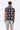 Regular Fit Polo with Solar Wave Check Print - Genes Lecoanet Hemant