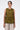Regular Fit Round Neck Top With Voluminous Hem-Khaki - Genes Lecoanet Hemant