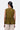 Regular Fit Round Neck Top With Voluminous Hem-Khaki - Genes Lecoanet Hemant