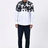 Regular Fit Shirt With Mirage Placement Print - Genes Lecoanet Hemant