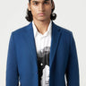 Regular Fit Two-Button Jacket with Scallop Printed Lining - Genes Lecoanet Hemant