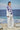 White viscose nylon jacket for women showing breathable smooth fabric texture