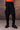 Relaxed Black Textured Harem Pants - Genes Online Store
