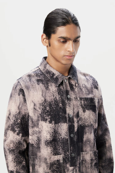 Relaxed Fit Button-Down Jacket - Genes Lecoanet Hemant