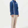 Relaxed Fit Button-Up Shirt with Drop Shoulder - Genes Lecoanet Hemant
