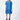 Relaxed Fit Dress with Gathered Panel - Azure Blue