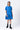 Relaxed Fit Dress with Gathered Panel - Azure Blue