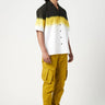 Relaxed Fit Half Sleeve Shirt with Asymmetric Bone Pockets - Genes Lecoanet Hemant