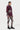 Relaxed Fit Hoodie T-Shirt with Brushed Logo Print Placement- Wine - Genes Lecoanet Hemant