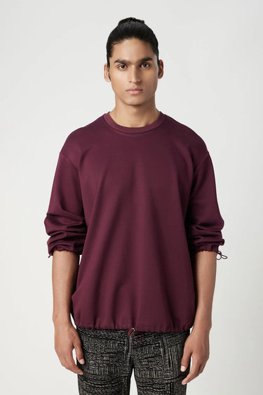 Relaxed Fit Sweatshirt with Drop Shoulder - Genes Lecoanet Hemant