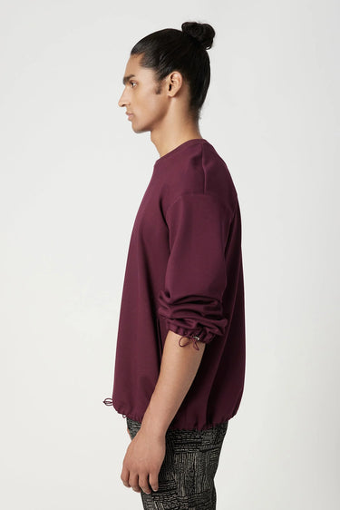 Relaxed Fit Sweatshirt with Drop Shoulder - Genes Lecoanet Hemant
